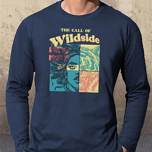 100% Cotton Series Men's T shirt Tee Hot Stamping Letter Crew Neck Street Daily Print Long Sleeve Tops Casual Fashion Comfortable Tops Designer
100% Cotton Series Men's T shirt Tee Hot Stamping Letter Crew Neck Street Daily Print Long Sleeve Tops Casual Fashion Comfortable Tops Designer
