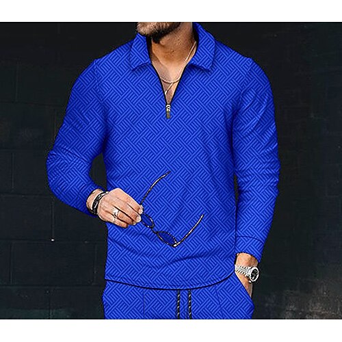 Men's T shirt Tee Geometry Turndown Black Pink Army Green Royal Blue Short Sleeves 3D Print Casual Daily 3D Tops Casual / Summer / Summer
Men's T shirt Tee Geometry Turndown Black Pink Army Green Royal Blue Short Sleeves 3D Print Casual Daily 3D Tops Casual / Summer / Summer