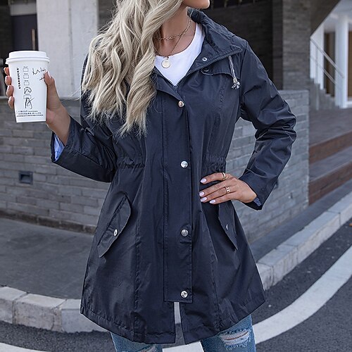Women's Casual Jacket Warm Breathable Outdoor Daily Wear Vacation Going out Zipper Pocket Zipper Turndown Active Sports Comfortable Street Style Solid Color Regular Fit Outerwear Long Sleeve Winter
Women's Casual Jacket Warm Breathable Outdoor Daily Wear Vacation Going out Zipper Pocket Zipper Turndown Active Sports Comfortable Street Style Solid Color Regular Fit Outerwear Long Sleeve Winter