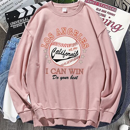 Women's Pullover Casual Print White Black Purple Graphic Prints Loose Casual Crew Neck Long Sleeve S M L XL XXL 3XL
Women's Pullover Casual Print White Black Purple Graphic Prints Loose Casual Crew Neck Long Sleeve S M L XL XXL 3XL