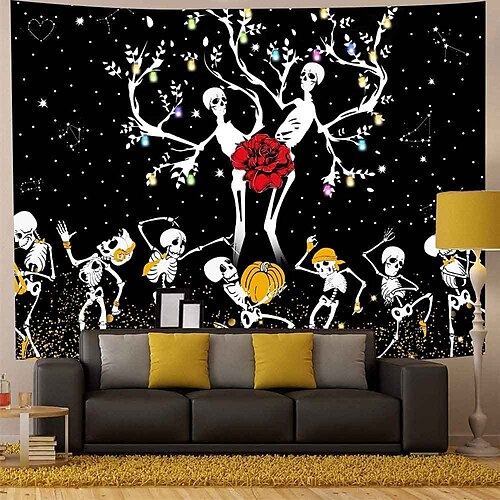 Halloween Party Holiday Wall Tapestry Art Decor Blanket Curtain Picnic Tablecloth Hanging Home Bedroom Living Room Dorm Decoration Psychedelic Pumpkin Haunted Scary House Polyester
Halloween Party Holiday Wall Tapestry Art Decor Blanket Curtain Picnic Tablecloth Hanging Home Bedroom Living Room Dorm Decoration Psychedelic Pumpkin Haunted Scary House Polyester