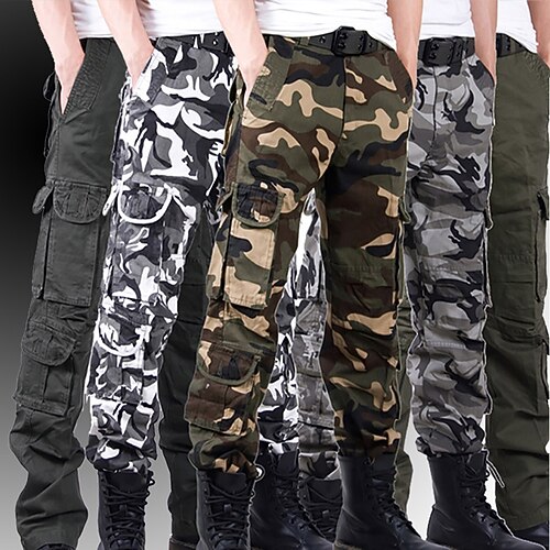 Men's Cargo Pants Tactical Pants Tactical Trousers Work Pants Multi Pocket Camouflage Comfort Breathable Casual Daily 100% Cotton Fashion Streetwear Green Black
Men's Cargo Pants Tactical Pants Tactical Trousers Work Pants Multi Pocket Camouflage Comfort Breathable Casual Daily 100% Cotton Fashion Streetwear Green Black