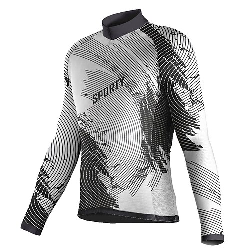 21Grams Men's Cycling Jersey Long Sleeve Bike Top with 3 Rear Pockets Mountain Bike MTB Road Bike Cycling Breathable Quick Dry Moisture Wicking Reflective Strips White Stripes Polyester Spandex Sports
21Grams Men's Cycling Jersey Long Sleeve Bike Top with 3 Rear Pockets Mountain Bike MTB Road Bike Cycling Breathable Quick Dry Moisture Wicking Reflective Strips White Stripes Polyester Spandex Sports
