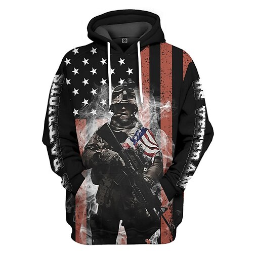 Men's Unisex Hoodie Pullover Hoodie Sweatshirt Black Hooded Graphic Prints Print Daily Sports 3D Print Streetwear Designer Casual Spring & Fall Clothing Apparel Soldier Hoodies Sweatshirts Long
Men's Unisex Hoodie Pullover Hoodie Sweatshirt Black Hooded Graphic Prints Print Daily Sports 3D Print Streetwear Designer Casual Spring & Fall Clothing Apparel Soldier Hoodies Sweatshirts Long
