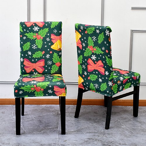 2 Pieces Christmas Decor Stretch Spandex Dining Chair Cover, Stretch Chair Cover, Chair Protector Cover Seat Slipcover with Elastic Band for Dining Room,Wedding, Ceremony, Banquet,Home Decor
2 Pieces Christmas Decor Stretch Spandex Dining Chair Cover, Stretch Chair Cover, Chair Protector Cover Seat Slipcover with Elastic Band for Dining Room,Wedding, Ceremony, Banquet,Home Decor