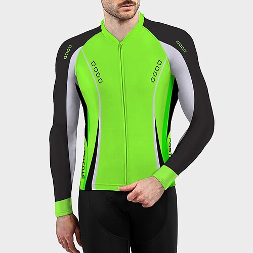 21Grams Men's Cycling Jersey Long Sleeve Bike Jersey Top with 3 Rear Pockets Mountain Bike MTB Road Bike Cycling Breathable Quick Dry Soft Reflective Strips Green Yellow Orange Novelty Polyester
21Grams Men's Cycling Jersey Long Sleeve Bike Jersey Top with 3 Rear Pockets Mountain Bike MTB Road Bike Cycling Breathable Quick Dry Soft Reflective Strips Green Yellow Orange Novelty Polyester