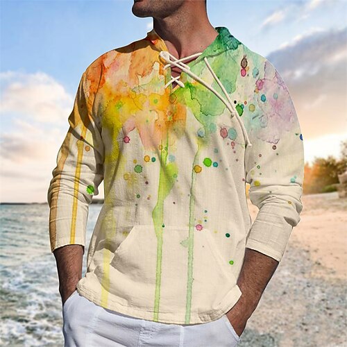 Men's Unisex Pullover Hoodie Sweatshirt Graphic Prints Graffiti Lace up Print Daily Sports 3D Print Designer Casual Hoodies Sweatshirts Beige
Men's Unisex Pullover Hoodie Sweatshirt Graphic Prints Graffiti Lace up Print Daily Sports 3D Print Designer Casual Hoodies Sweatshirts Beige