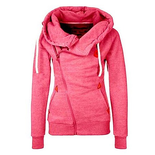 Women's Casual Jacket Hoodie Jacket Warm Breathable Outdoor Daily Wear Vacation Going out Zipper Pocket Zipper Hoodie Active Sports Comfortable Street Style Solid Color Regular Fit Outerwear Long
Women's Casual Jacket Hoodie Jacket Warm Breathable Outdoor Daily Wear Vacation Going out Zipper Pocket Zipper Hoodie Active Sports Comfortable Street Style Solid Color Regular Fit Outerwear Long