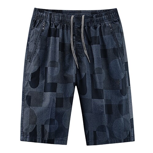 Men's Chic Modern Casual / Sporty Chinos Shorts Zipper Pocket Multiple Pockets Elastic Drawstring Design Knee Length Pants Daily Leisure Sports Micro-elastic Graphic Prints Geometry Comfort
Men's Chic Modern Casual / Sporty Chinos Shorts Zipper Pocket Multiple Pockets Elastic Drawstring Design Knee Length Pants Daily Leisure Sports Micro-elastic Graphic Prints Geometry Comfort