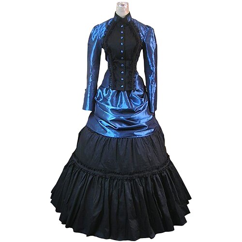 Rokoko Victoriansk Ballkjole Vintage kjole Party-kostyme Maskerade Ballkjole Dame Kostume Årgang Cosplay Fest Halloween Karneval Langermet Kjole Maskerade
Rokoko Victoriansk Ballkjole Vintage kjole Party-kostyme Maskerade Ballkjole Dame Kostume Årgang Cosplay Fest Halloween Karneval Langermet Kjole Maskerade