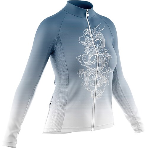 Women's Cycling Jersey Long Sleeve Bike Jersey with 3 Rear Pockets Mountain Bike MTB Road Bike Cycling Cycling Breathable Ultraviolet Resistant Quick Dry Sky Blue Polyester Sports Clothing Apparel
Women's Cycling Jersey Long Sleeve Bike Jersey with 3 Rear Pockets Mountain Bike MTB Road Bike Cycling Cycling Breathable Ultraviolet Resistant Quick Dry Sky Blue Polyester Sports Clothing Apparel