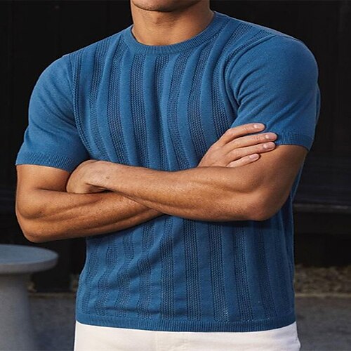 Men's T shirt Tee Solid Color Crew Neck Street Casual Short Sleeve Tops Basic Fashion Classic Comfortable Blue / Summer
Men's T shirt Tee Solid Color Crew Neck Street Casual Short Sleeve Tops Basic Fashion Classic Comfortable Blue / Summer