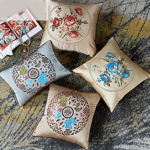 Embroidery Double Side Cushion Cover 1PC Soft Decorative Square Throw Pillow Cover Cushion Case Pillowcase for Bedroom Livingroom Indoor Cushion for Sofa Couch Bed Chair
Embroidery Double Side Cushion Cover 1PC Soft Decorative Square Throw Pillow Cover Cushion Case Pillowcase for Bedroom Livingroom Indoor Cushion for Sofa Couch Bed Chair