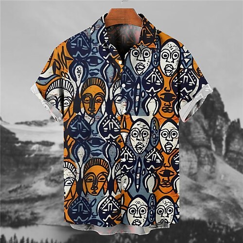 Men's Shirt Abstract Turndown Yellow Short Sleeves 3D Print Outdoor Street Button-Down Print Tops Fashion Designer Casual Breathable / Summer / Spring / Summer
Men's Shirt Abstract Turndown Yellow Short Sleeves 3D Print Outdoor Street Button-Down Print Tops Fashion Designer Casual Breathable / Summer / Spring / Summer