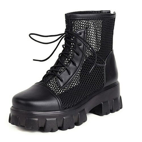 Damen Stiefel Sandalen Stiefel Sommerstiefel Täglich Stiefeletten Stiefeletten Sommer Schnürsenkel Blockabsatz Runde Zehe Minimalismus PU Leder Gitter Schnürsenkel Einfarbig Schwarz Weiß
Damen Stiefel Sandalen Stiefel Sommerstiefel Täglich Stiefeletten Stiefeletten Sommer Schnürsenkel Blockabsatz Runde Zehe Minimalismus PU Leder Gitter Schnürsenkel Einfarbig Schwarz Weiß
