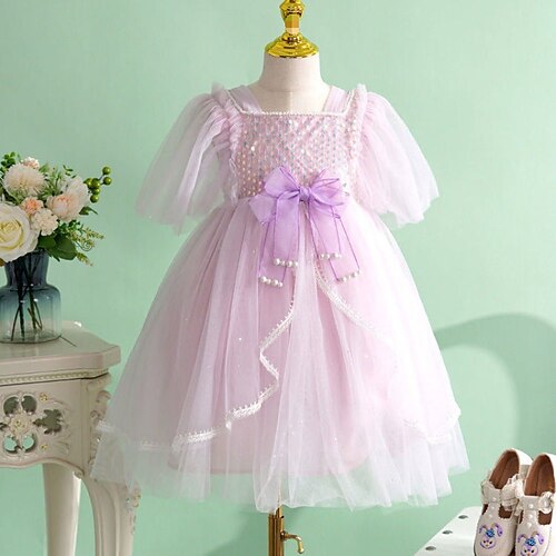 Kids Little Girls' Dress Sequin A Line Dress Performance Pegeant Pink Above Knee Beautiful Cute Dresses Spring Summer 2-8 Years
Kids Little Girls' Dress Sequin A Line Dress Performance Pegeant Pink Above Knee Beautiful Cute Dresses Spring Summer 2-8 Years