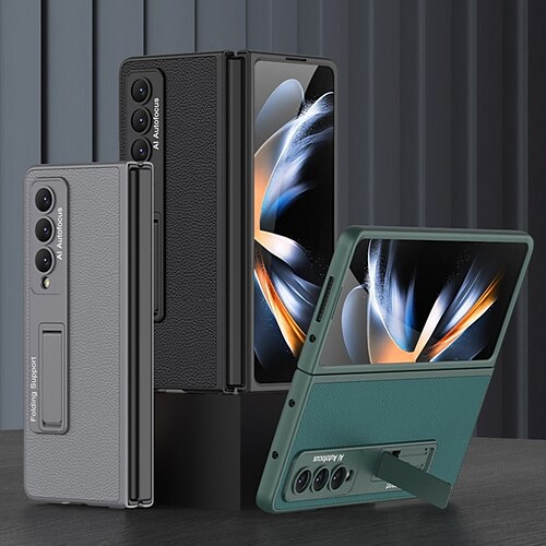 Phone Case For Samsung Galaxy Flip Z Fold 4 Portable with Stand Ultra-thin Solid Colored PU Leather
Phone Case For Samsung Galaxy Flip Z Fold 4 Portable with Stand Ultra-thin Solid Colored PU Leather