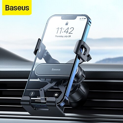 Baseus Car Phone Holder Metal Gravity Auto Ventilation Phone Holder for 4.7-6.5 inch Invisible Car Phone Holder
Baseus Car Phone Holder Metal Gravity Auto Ventilation Phone Holder for 4.7-6.5 inch Invisible Car Phone Holder