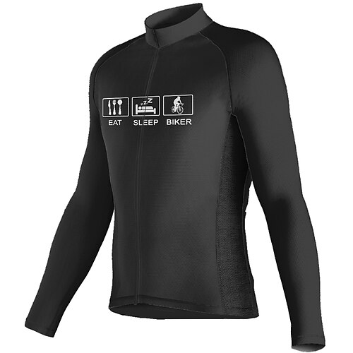 21Grams Men's Cycling Jersey Long Sleeve Bike Top with 3 Rear Pockets Mountain Bike MTB Road Bike Cycling Breathable Quick Dry Moisture Wicking Reflective Strips Black Graphic Polyester Spandex Sports
21Grams Men's Cycling Jersey Long Sleeve Bike Top with 3 Rear Pockets Mountain Bike MTB Road Bike Cycling Breathable Quick Dry Moisture Wicking Reflective Strips Black Graphic Polyester Spandex Sports