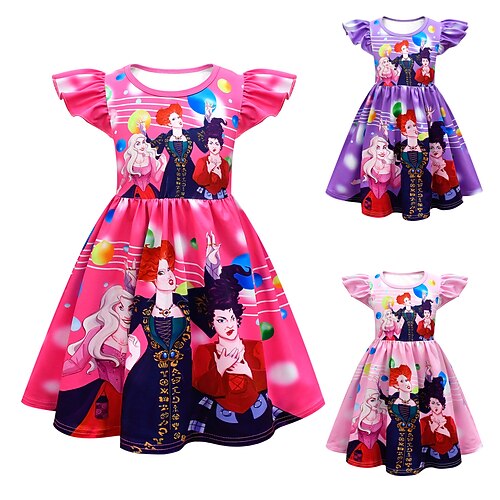 Hocus Pocus The Witcher 3 Dress Vacation Dress Girls' Movie Cosplay Cosplay Purple Rosy Pink Red Dress Children's Day Masquerade Polyester
Hocus Pocus The Witcher 3 Dress Vacation Dress Girls' Movie Cosplay Cosplay Purple Rosy Pink Red Dress Children's Day Masquerade Polyester