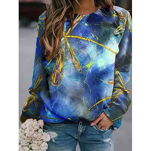 Damen Sweatshirt Pullover Zur Seite fahren Aktiv Strassenmode Bedruckt Hellgrün Blau Grün Funkelnd Blume Feder Täglich Rundhalsausschnitt Langarm
Damen Sweatshirt Pullover Zur Seite fahren Aktiv Strassenmode Bedruckt Hellgrün Blau Grün Funkelnd Blume Feder Täglich Rundhalsausschnitt Langarm
