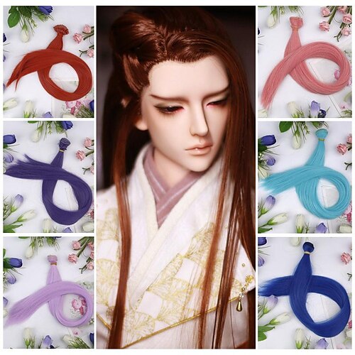 Synthetic Long Straight 20 Inch BJD Wig MSD DOD Pullip Dollfie Doll Wig Handmade Hair Accessories
Synthetic Long Straight 20 Inch BJD Wig MSD DOD Pullip Dollfie Doll Wig Handmade Hair Accessories