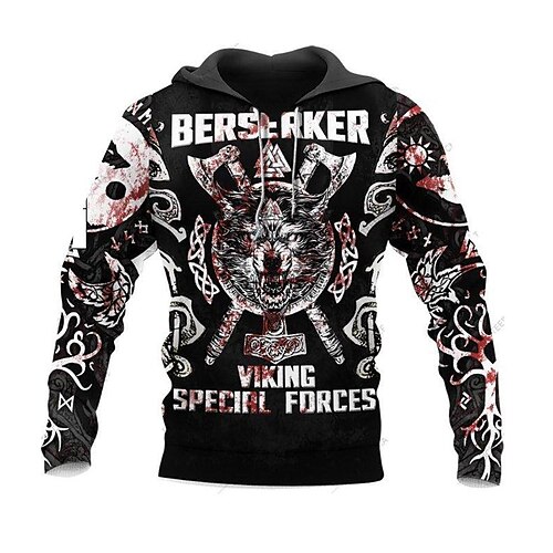 Men's Unisex Pullover Hoodie Sweatshirt Hooded Animal Graphic Prints Print Sports Outdoor Daily Sports 3D Print Basic Streetwear Hoodies Sweatshirts Long Sleeve Black
Men's Unisex Pullover Hoodie Sweatshirt Hooded Animal Graphic Prints Print Sports Outdoor Daily Sports 3D Print Basic Streetwear Hoodies Sweatshirts Long Sleeve Black