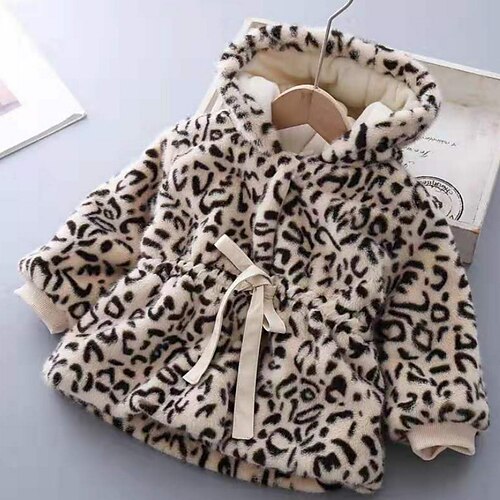 Kids Girls' Coat Outerwear Leopard Plain Long Sleeve Zipper Coat Daily Active Adorable Pink Brown Beige Winter Fall 3-6 Years
Kids Girls' Coat Outerwear Leopard Plain Long Sleeve Zipper Coat Daily Active Adorable Pink Brown Beige Winter Fall 3-6 Years