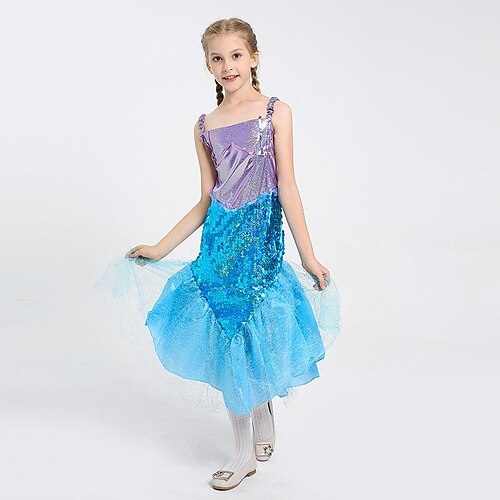 Kids Little Girls' Dress Sequin A Line Dress Party Performance Blue Asymmetrical Sleeveless Costume Dresses Spring Summer Regular Fit 2-8 Years
Kids Little Girls' Dress Sequin A Line Dress Party Performance Blue Asymmetrical Sleeveless Costume Dresses Spring Summer Regular Fit 2-8 Years