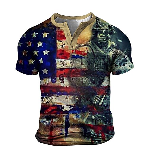 Men's T shirt Tee Henley Shirt Tee Graphic National Flag Henley Yellow Short Sleeve 3D Print Plus Size Outdoor Daily Button-Down Print Tops Basic Designer Casual Classic / Summer / Summer / Sports
Men's T shirt Tee Henley Shirt Tee Graphic National Flag Henley Yellow Short Sleeve 3D Print Plus Size Outdoor Daily Button-Down Print Tops Basic Designer Casual Classic / Summer / Summer / Sports