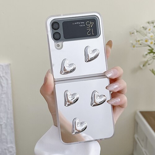 Phone Case For Samsung Galaxy Flip Z Flip 4 Z Flip 3 Mirror Flip Heart 3D Cartoon PC
Phone Case For Samsung Galaxy Flip Z Flip 4 Z Flip 3 Mirror Flip Heart 3D Cartoon PC