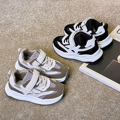 Boys Girls' Trainers Athletic Shoes School Shoes Daily Leather Portable Breathability School Shoes Big Kids(7years ) Little Kids(4-7ys) Daily Outdoor Magic Tape Black Khaki Fall Winter / Color Block
Boys Girls' Trainers Athletic Shoes School Shoes Daily Leather Portable Breathability School Shoes Big Kids(7years ) Little Kids(4-7ys) Daily Outdoor Magic Tape Black Khaki Fall Winter / Color Block