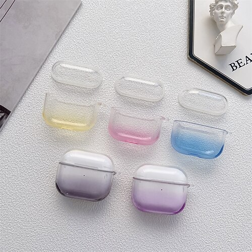 Case Cover Compatible with Airpods 1/2 Transparent Dustproof Color Gradient Color Gradient TPU Headphone Case 
Case Cover Compatible with Airpods 1/2 Transparent Dustproof Color Gradient Color Gradient TPU Headphone Case