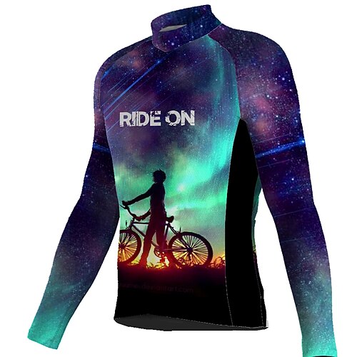 21Grams Men's Cycling Jersey Long Sleeve Bike Top with 3 Rear Pockets Mountain Bike MTB Road Bike Cycling Breathable Quick Dry Moisture Wicking Reflective Strips Purple Graphic Polyester Spandex
21Grams Men's Cycling Jersey Long Sleeve Bike Top with 3 Rear Pockets Mountain Bike MTB Road Bike Cycling Breathable Quick Dry Moisture Wicking Reflective Strips Purple Graphic Polyester Spandex
