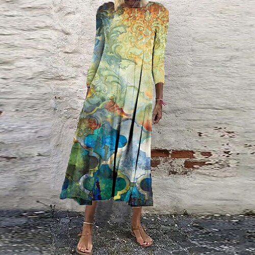 Women's Casual Dress Shift Dress Midi Dress Blue Pink 3/4 Length Sleeve Geometric Ruched Winter Fall Autumn 2022 S M L XL XXL 3XL
Women's Casual Dress Shift Dress Midi Dress Blue Pink 3/4 Length Sleeve Geometric Ruched Winter Fall Autumn 2022 S M L XL XXL 3XL