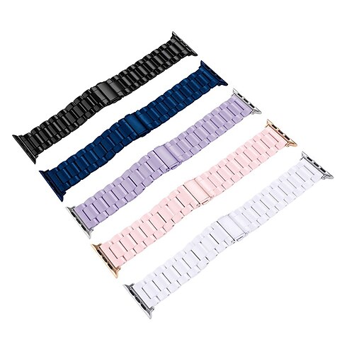 1pc Smart Watch Band Compatible with Apple iWatch 38/40/41mm 42/44/45mm Alloy Luxury Adjustable Breathable Metal Band for iWatch Smartwatch Strap Wristband for Series 7 / SE / 6/5/4/3/2/1
1pc Smart Watch Band Compatible with Apple iWatch 38/40/41mm 42/44/45mm Alloy Luxury Adjustable Breathable Metal Band for iWatch Smartwatch Strap Wristband for Series 7 / SE / 6/5/4/3/2/1
