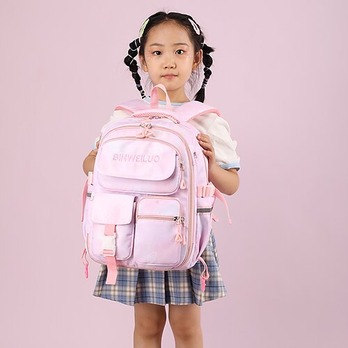 School Backpack Bookbag Solid Color for Student Girls Multi-function Water Resistant Wear-Resistant Polyester Oxford Cloth School Bag Back Pack Satchel 23 inch
School Backpack Bookbag Solid Color for Student Girls Multi-function Water Resistant Wear-Resistant Polyester Oxford Cloth School Bag Back Pack Satchel 23 inch