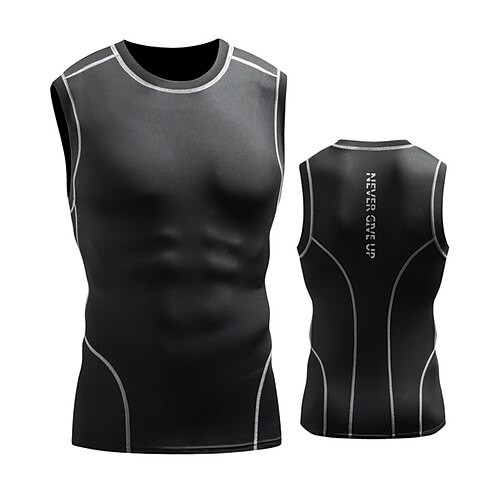 Men's Compression Tank Top Sleeveless Compression Clothing Athletic Spandex Breathable Quick Dry Moisture Wicking Gym Workout Running Active Training Sportswear Activewear Stripes Black / Blue
Men's Compression Tank Top Sleeveless Compression Clothing Athletic Spandex Breathable Quick Dry Moisture Wicking Gym Workout Running Active Training Sportswear Activewear Stripes Black / Blue