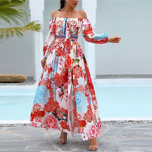 vestido de linha feminino maxi vestido longo azul claro manga longa estampa floral outono inverno fora do ombro férias vintage 2022 xl
vestido de linha feminino maxi vestido longo azul claro manga longa estampa floral outono inverno fora do ombro férias vintage 2022 xl