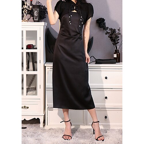 Goth Girl Retro Vintage Punk & Gothic Steampunk Dress Masquerade Women's Costume Vintage Cosplay Dress Masquerade / Shawl / Shawl
Goth Girl Retro Vintage Punk & Gothic Steampunk Dress Masquerade Women's Costume Vintage Cosplay Dress Masquerade / Shawl / Shawl