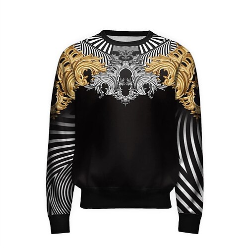 Men's Unisex Sweatshirt Pullover Black Crew Neck Graphic Prints Chains Print Print Daily Sports Holiday 3D Print Streetwear Casual Big and Tall Spring & Fall Clothing Apparel Hoodies Sweatshirts
Men's Unisex Sweatshirt Pullover Black Crew Neck Graphic Prints Chains Print Print Daily Sports Holiday 3D Print Streetwear Casual Big and Tall Spring & Fall Clothing Apparel Hoodies Sweatshirts