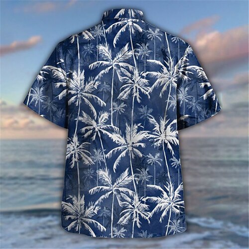 Men's Shirt Graphic Shirt Coconut Tree Turndown Blue 3D Print Outdoor Street Short Sleeve Button-Down Print Clothing Apparel Fashion Designer Casual Breathable / Summer / Spring / Summer
Men's Shirt Graphic Shirt Coconut Tree Turndown Blue 3D Print Outdoor Street Short Sleeve Button-Down Print Clothing Apparel Fashion Designer Casual Breathable / Summer / Spring / Summer