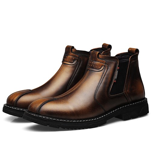 Men's Boots Chelsea Boots Casual Classic Daily Office Career PU Booties / Ankle Boots Black Brown Fall Winter
Men's Boots Chelsea Boots Casual Classic Daily Office Career PU Booties / Ankle Boots Black Brown Fall Winter
