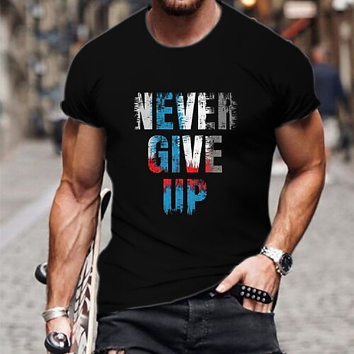 Men's Unisex T shirt Tee Letter Graphic Prints Crew Neck Black Short Sleeve Hot Stamping Outdoor Street Print Tops Sports Designer Casual Big and Tall / Summer / Summer
Men's Unisex T shirt Tee Letter Graphic Prints Crew Neck Black Short Sleeve Hot Stamping Outdoor Street Print Tops Sports Designer Casual Big and Tall / Summer / Summer