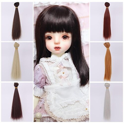 Doll Accessories Curly Hair Synthetic Fiber Wig Hair High Temperature Fiber Imitation Wool Roll Doll Hair for DIY BJD SD Doll Wigs
Doll Accessories Curly Hair Synthetic Fiber Wig Hair High Temperature Fiber Imitation Wool Roll Doll Hair for DIY BJD SD Doll Wigs