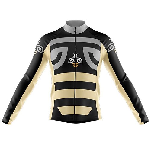 21Grams Men's Cycling Jersey Long Sleeve Bike Top with 3 Rear Pockets Mountain Bike MTB Road Bike Cycling Breathable Quick Dry Moisture Wicking Reflective Strips Black Polyester Spandex Sports
21Grams Men's Cycling Jersey Long Sleeve Bike Top with 3 Rear Pockets Mountain Bike MTB Road Bike Cycling Breathable Quick Dry Moisture Wicking Reflective Strips Black Polyester Spandex Sports