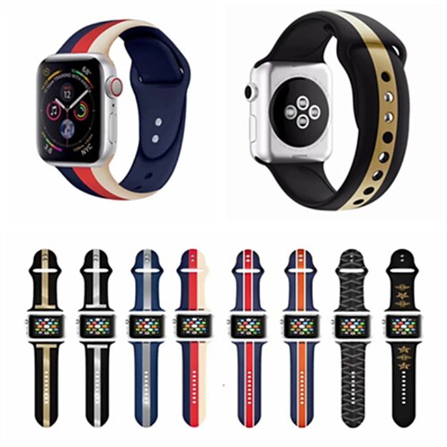 1PC Smart Watch Band Compatible with Apple iWatch Series 8 7 6 5 4 3 2 1 SE Sport Band Scrunchie Band for iWatch Smartwatch Strap Wristband Silicone Adjustable Shockproof
1PC Smart Watch Band Compatible with Apple iWatch Series 8 7 6 5 4 3 2 1 SE Sport Band Scrunchie Band for iWatch Smartwatch Strap Wristband Silicone Adjustable Shockproof