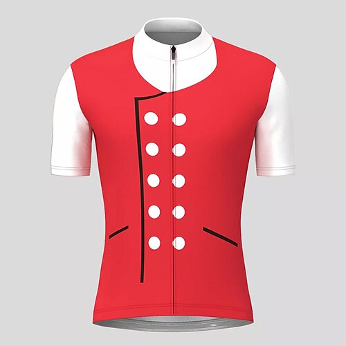 21Grams Men's Cycling Jersey Short Sleeve Bike Top with 3 Rear Pockets Mountain Bike MTB Road Bike Cycling Breathable Quick Dry Moisture Wicking Reflective Strips Red Norway Polyester Spandex Sports
21Grams Men's Cycling Jersey Short Sleeve Bike Top with 3 Rear Pockets Mountain Bike MTB Road Bike Cycling Breathable Quick Dry Moisture Wicking Reflective Strips Red Norway Polyester Spandex Sports