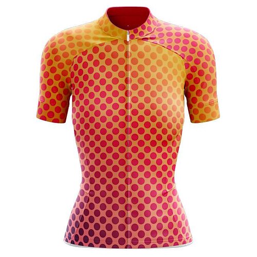 21Grams Women's Cycling Jersey Short Sleeve Bike Jersey Top with 3 Rear Pockets Mountain Bike MTB Road Bike Cycling Fast Dry Breathable Soft Back Pocket Red Yellow Gradient 3D Polyester Spandex Sports
21Grams Women's Cycling Jersey Short Sleeve Bike Jersey Top with 3 Rear Pockets Mountain Bike MTB Road Bike Cycling Fast Dry Breathable Soft Back Pocket Red Yellow Gradient 3D Polyester Spandex Sports