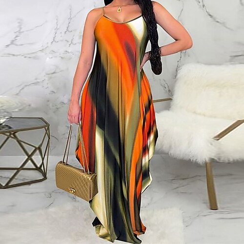 Women's Plus Size A Line Dress Striped Crew Neck Print Sleeveless Spring Summer Casual Maxi long Dress Causal Daily Dress
Women's Plus Size A Line Dress Striped Crew Neck Print Sleeveless Spring Summer Casual Maxi long Dress Causal Daily Dress